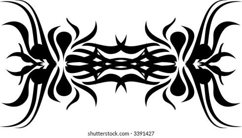 Calligraphical figures created for registration of pages, books, diplomas.