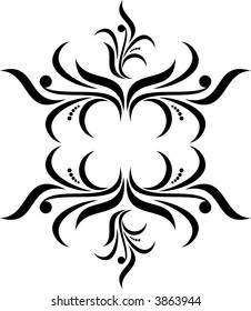 Calligraphical figures created for registration of pages, books, diplomas.