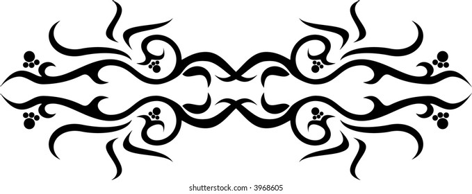 Calligraphical figures created for registration of pages, books, diplomas.