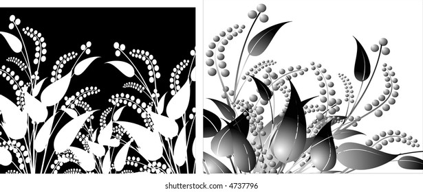 Calligraphical figures created for registration of pages, books, diplomas.