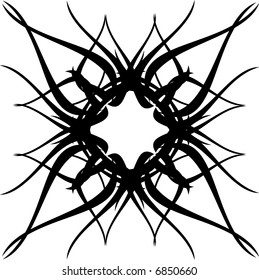 Calligraphical figures created for registration of pages, books, diplomas.