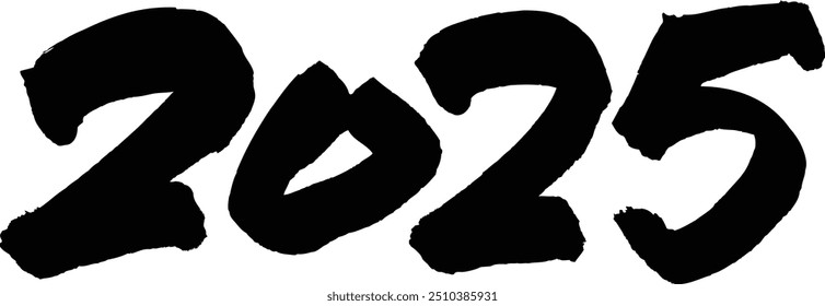 Calligraphy 2025
The letters "2025" written with a brush