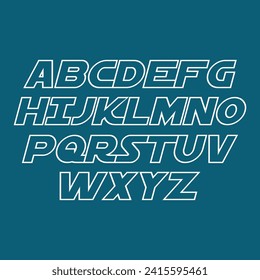 calligraphy alphabet capital lettering a to z font family