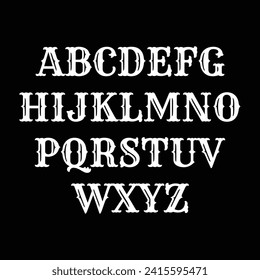 calligraphy alphabet capital lettering a to z font family