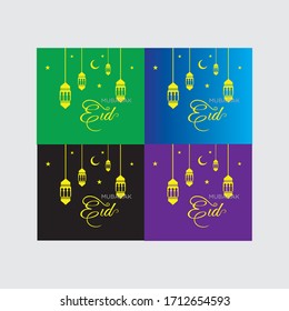 Calligraphy of Arabic text of Ramadan Mubarak for the celebration of Muslim community festival.