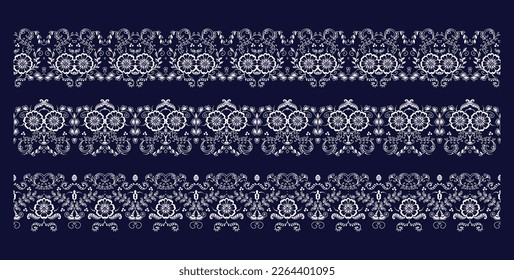 Calligraphy art pattern design eps vector designs.