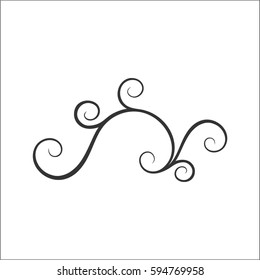 Calligraphy decor element