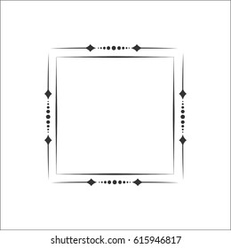 calligraphy design  elements frame