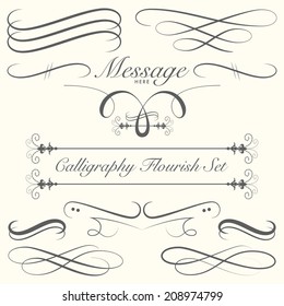 Calligraphy Flourish Set