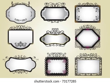 Calligraphy frame designs