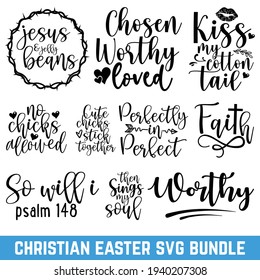 Elemento de tipografía de diseño gráfico de caligrafía, diseño de tipografía del Día de Pascua Feliz, diseño del Día de Pascua Imprimible con vector