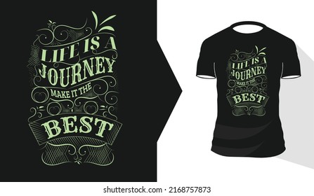 Calligraphy Graphical Elements Motivational Quotes Typography For T-shirt Design