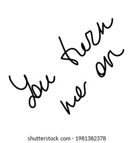 Calligraphy hand written declaration of love, synonymous with the phrase I love you. Valentine's Day.