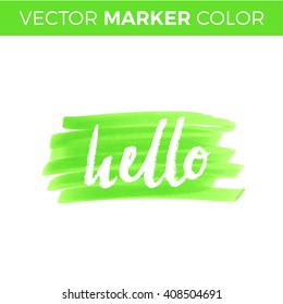 Calligraphy hello