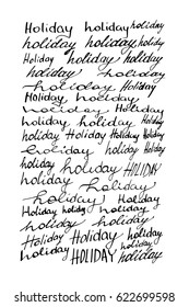 calligraphy holiday set