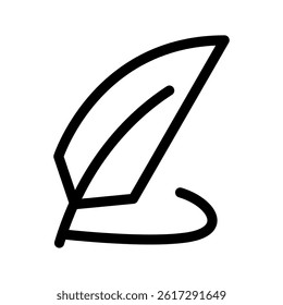 Calligraphy Icon Vector Symbol Design Illustration
