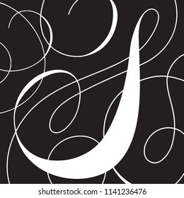 Calligraphy Initial Capital Letter S