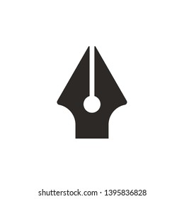 Calligraphy, ink pen icon - Vector. Simple element illustration from UI concept. Calligraphy, ink pen icon - Vector. Infographic concept vector illustration. on white background