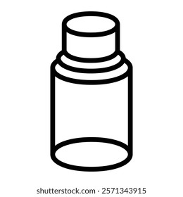 Calligraphy Ink Vector Line Icon Design