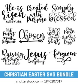 Calligraphy inspiration graphic design typography element, Hand written postcard. Cute simple black vector sign letters, Happy Easter Sunday black color white background lettering