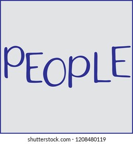 Calligraphy Inspirational quote. Lettering. Motivation for life and happiness. For postcard and poster graphic design.

