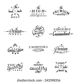 calligraphy and lettering. hand made drawn logos