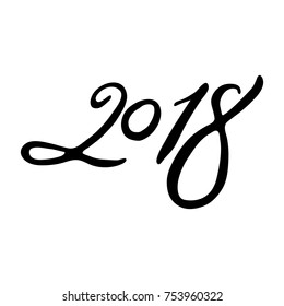 Calligraphy New Year 2018