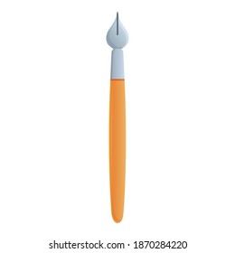 Calligraphy nib kit icon. Cartoon of calligraphy nib kit vector icon for web design isolated on white background