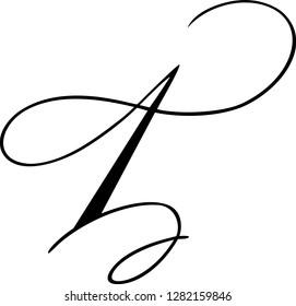 calligraphy number vector 1