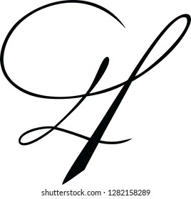 calligraphy number vector 4