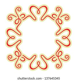 calligraphy ornamental decorative frame
