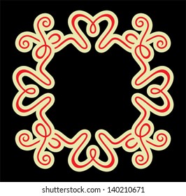 calligraphy ornamental decorative frame
