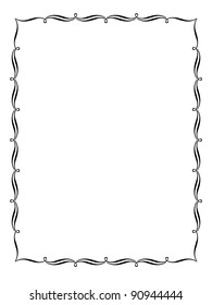 calligraphy ornamental decorative frame