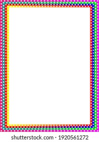 Calligraphy ornamental frame set. Antique decorative border, rounded rectangle shape and artistic ornament. Can be used for greeting and certificate templates, traditional ornaments, calligraphy conce