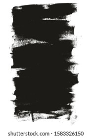 Calligraphy Paint Wide Brush Background Long High Detail Abstract Vector Background Set 02