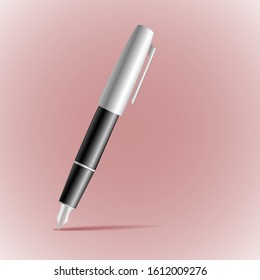 calligraphy pen icons, calligraphy pen isolated vector design.