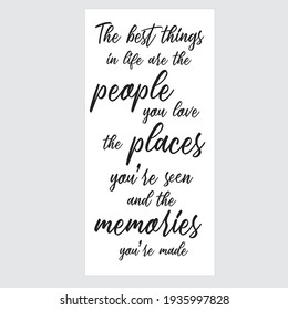 Calligraphy Quote wall decor sign. 