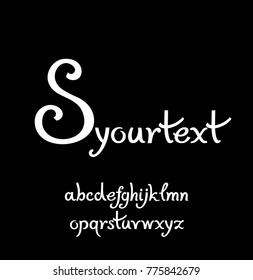 Calligraphy S logotype VECTOR