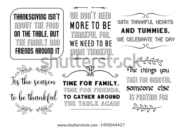 Calligraphy Sayings Print Vector Quotes About Stock Vector (Royalty ...