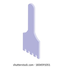 Calligraphy spatula icon. Isometric of calligraphy spatula vector icon for web design isolated on white background