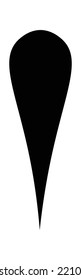 Calligraphy Swirl Decorative Design Element