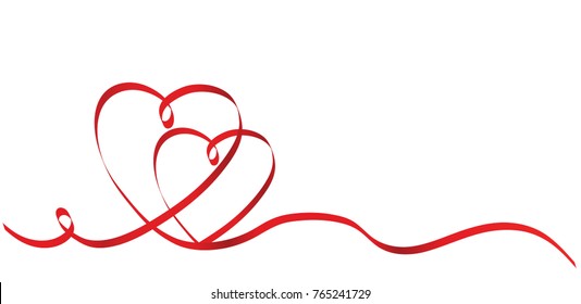 Free Heart Ribbon Vector - Download in Illustrator, EPS, SVG, JPG, PNG