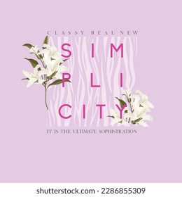 Calligraphy  Vector illustration design for simple, modern, minimal,  t shirt graphics, print, cards, stickers. posters, Mug design. Typographic,  Vector illustration design, boho, floral