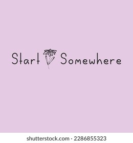 Diseño de ilustraciones de caligrafía Vector para gráficos simples, modernos, mínimos, de camisetas, impresos, tarjetas, pegatinas. afiches, diseño de Mug. Diseño tipográfico, de ilustración vectorial, boho, floral