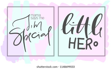 Calligraphy vector tex for t-shirt design, feminine internet shop. Curve lettering for original collection, fashion brand. Hand sketched banner, print or decor souvenir 