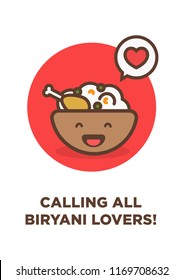 Calling All Biryani Lovers Poster Design