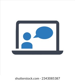 Calling app icon on white background