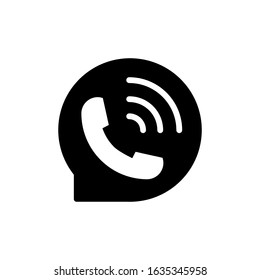 calling bubble icon template illustration design vector