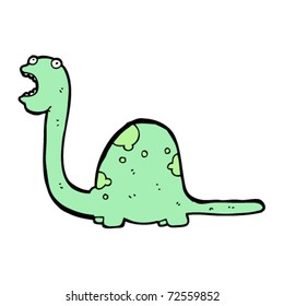 calling dinosaur cartoon