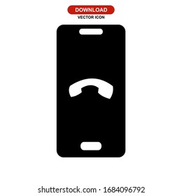 calling icon or logo isolated sign symbol vector illustration - high quality black style vector icons
